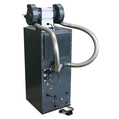 Подставка для станка с системой отсоса пыли GU 1 (400 V) optimum maschinen фото Подходит для станков серии GU и GU-S Звукоизолированый корпус