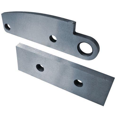 Комплект запасного ножа из двух частей PS 125 фото Сменный нож рычажных ножниц по металлу