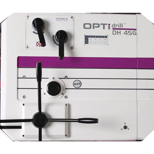 Сверлильный станок OPTIdrill DH 45G optimum maschinen фото Отдельно установленная кнопка аварийного выключения станка.