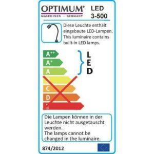 Светодиодный станочный светильник LED 3-500 фото Высокая позиционная стабильность. Гибкий армированный рукав длиной 530 мм