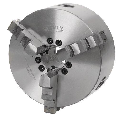 Трехкулачковый токарный патрон OPTIMUM с центральным зажатием 160 мм DIN ISO 702-2 № 4 (Camlock) optimum maschinen фото